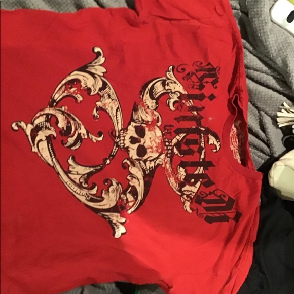 SINISTER RED WITH SINISTER DESIGN,UFC SHIRT XL - Picture 1 of 4